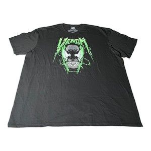 Marvel: 'Oozy Venom' Comic Style Art 100% Cotton Black T-Shirt Men’s Size 3XL